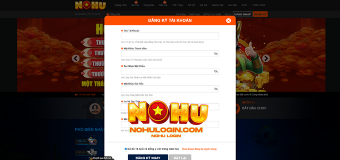 nohu login